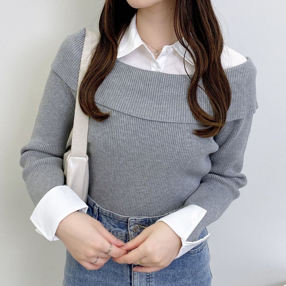 INGNI layered sweater XS-S